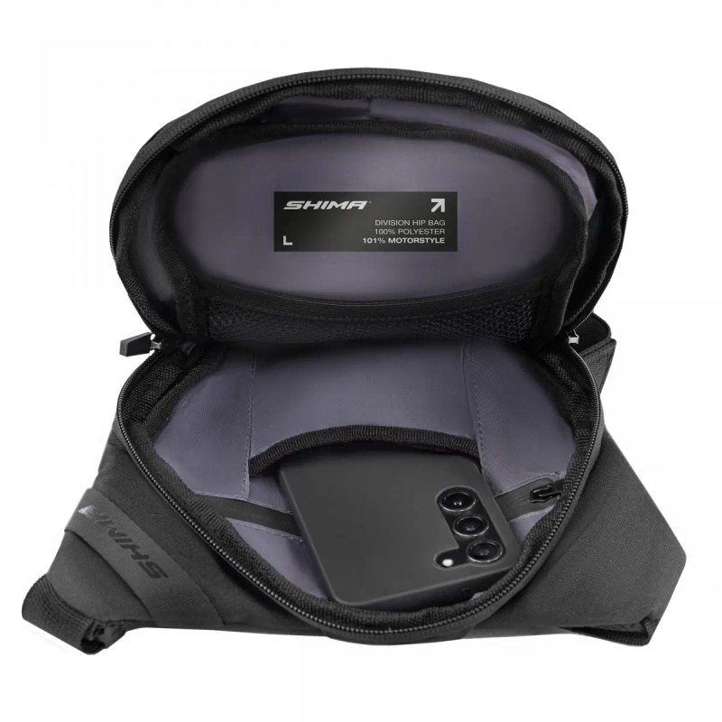 Shima Division 2l Black Leg Bag