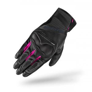 Gants moto femme Shima Hero noir et rose