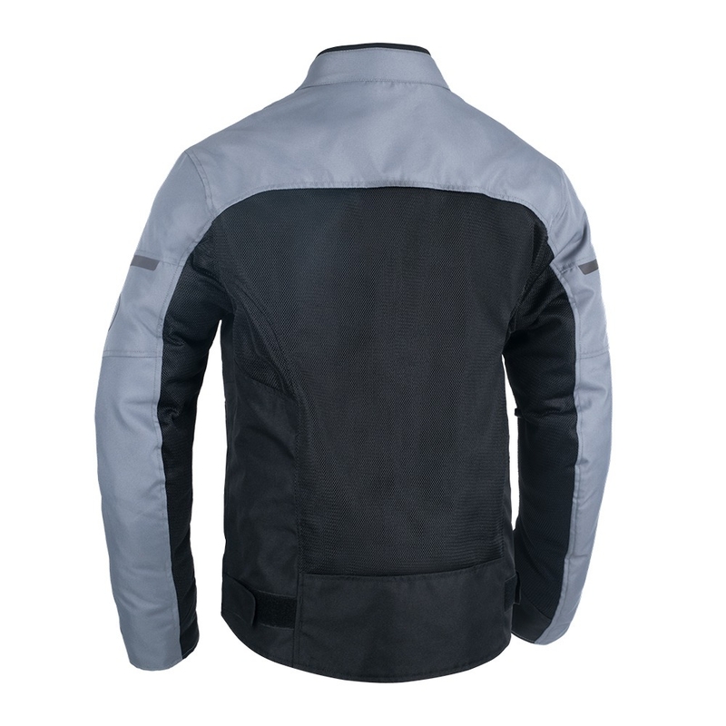 Veste de moto Oxford Spartan Air gris-noir