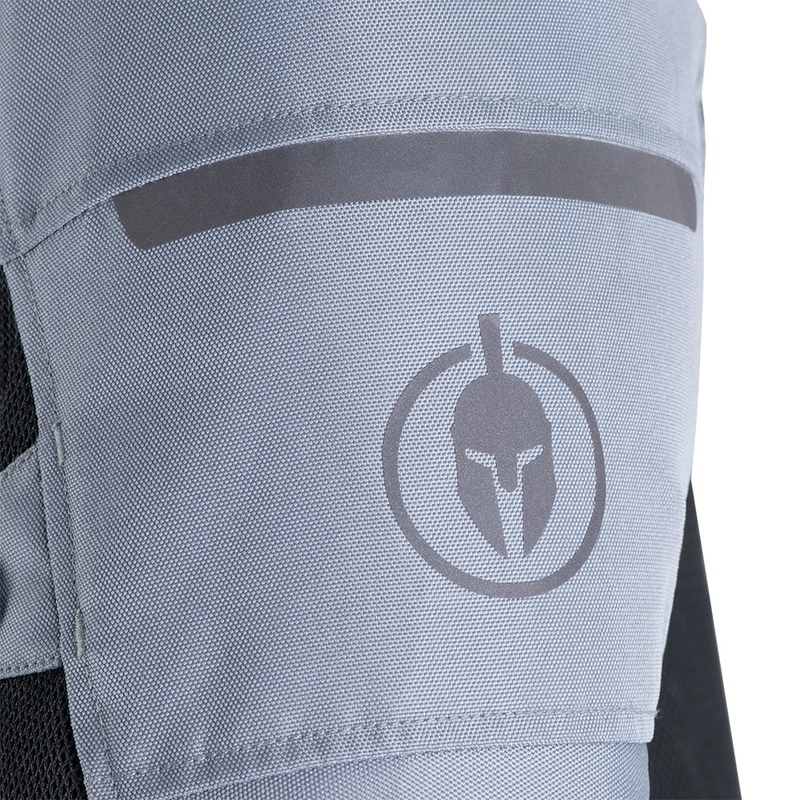 Veste de moto Oxford Spartan Air gris-noir