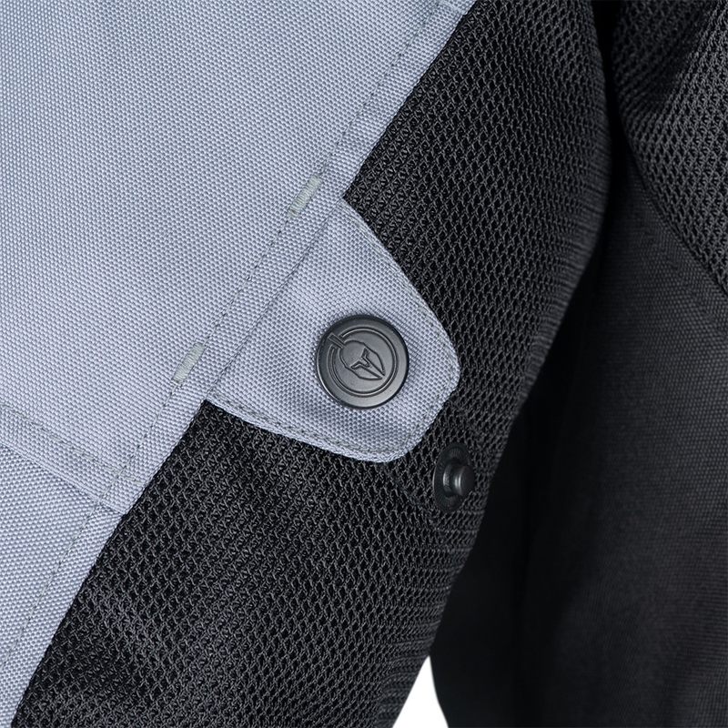 Veste de moto Oxford Spartan Air gris-noir