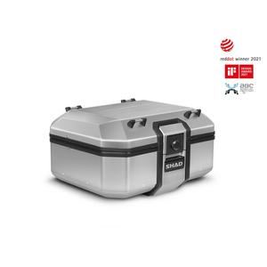Complete set of SHAD TERRA TR40 adventure saddlebags and SHAD TERRA aluminium 37L topcase, including mounting kit SHAD Voge 650DS / 650DSX