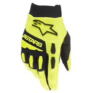 Gants de motocross Alpinestars Full Bore jaune fluo-noir
