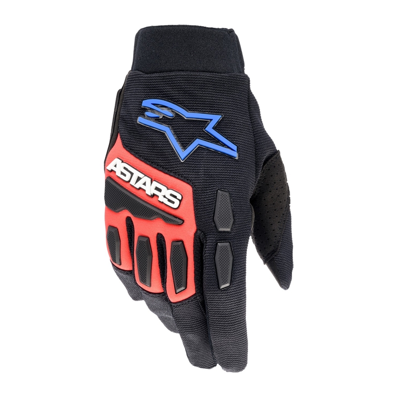 Gants de motocross Alpinestars Full Bore XT noir-rouge-bleu-blanc