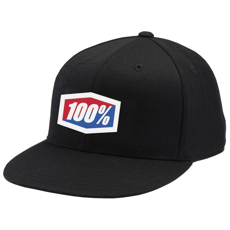 Casquette 100% Essential Flexfit noir
