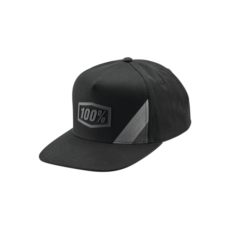 Casquette 100% Cornestone USA Snapback noir-gris