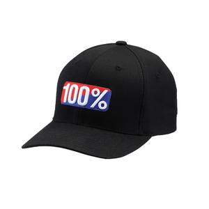 Casquette 100% Classic Flexfit noir