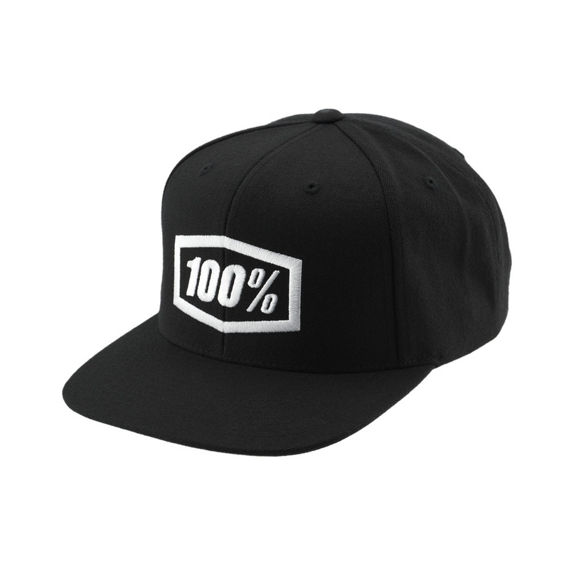 Casquette 100% Icon Snapback noir