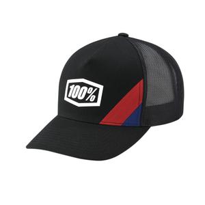 100% Cornestone X-Fit Trucker cap noir