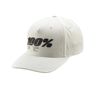 Casquette 100% Staunch Snapback blanc