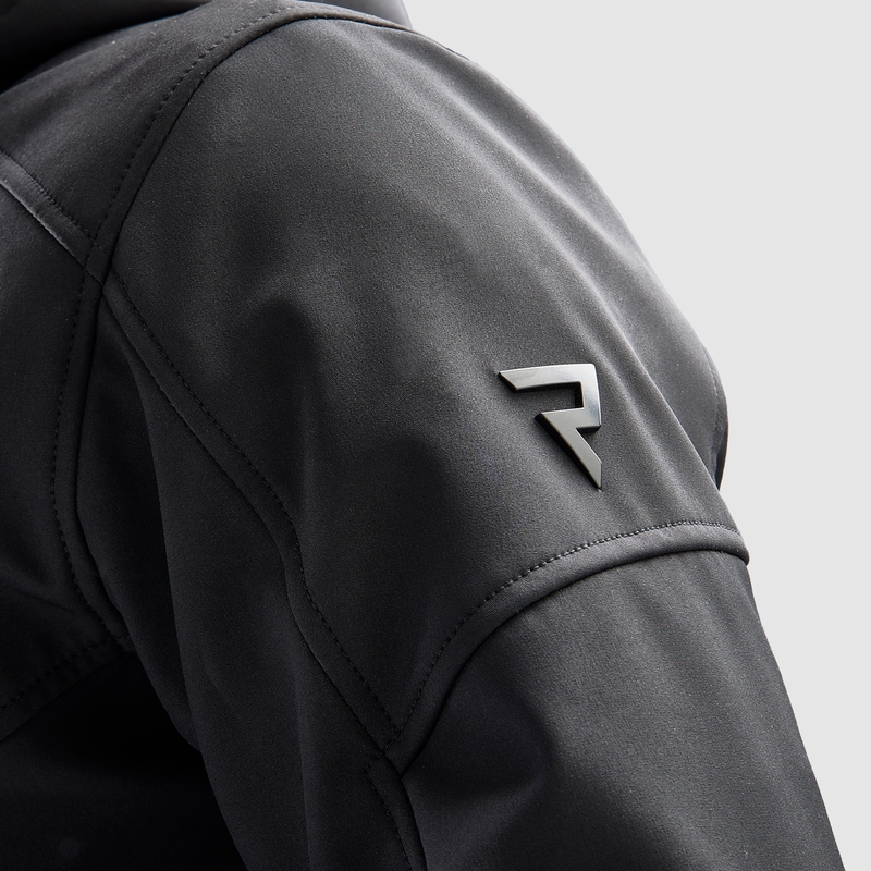 Veste moto Softshell Rebelhorn Slash Noir