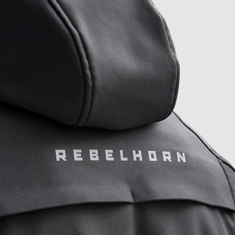 Veste moto Softshell Rebelhorn Slash Noir