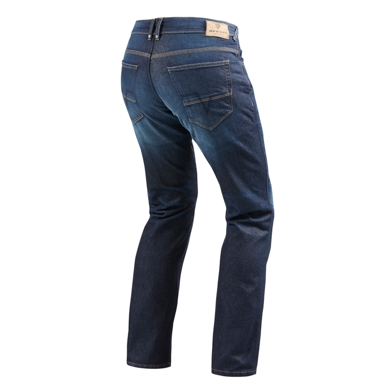 Jeans moto Revit Philly 2 LF bleu foncé soldes