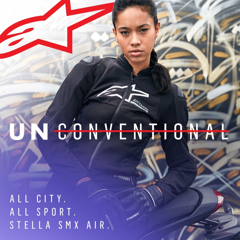 Veste moto femme Alpinestars Stella SMX Air Noir