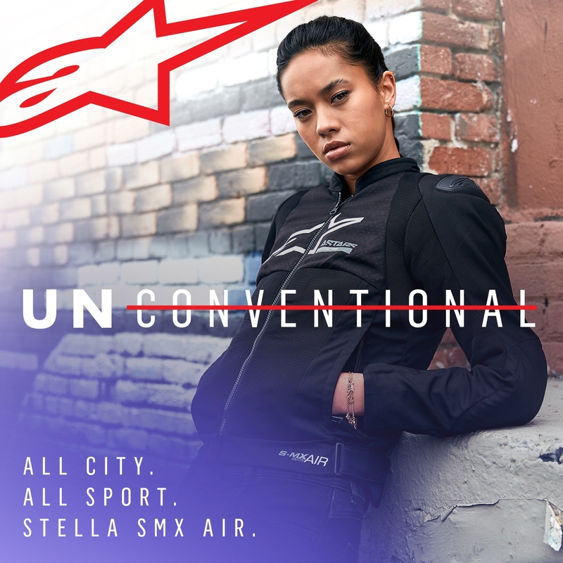 Veste moto femme Alpinestars Stella SMX Air Noir