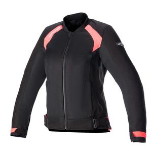 Veste moto femme Alpinestars Stella Eloise Air 2 noir-rose fluo