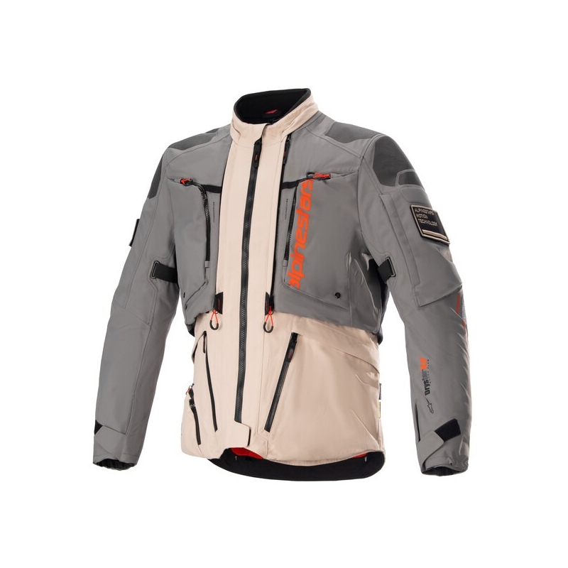 Veste moto Alpinestars AMT-10R Drystar XF sable-noir-rose