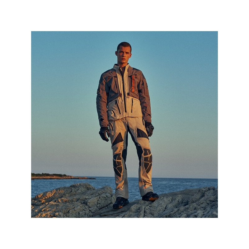 Veste moto Alpinestars AMT-10R Drystar XF sable-noir-rose