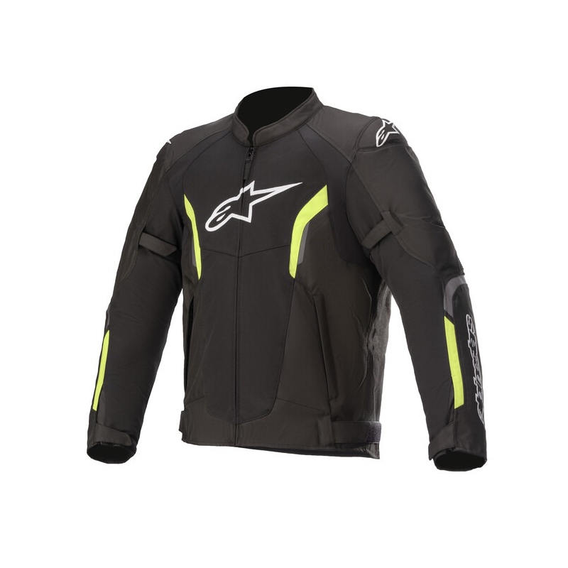 Alpinestars AST Air Tech-Air 5 Compatible Black-Fluo Yellow Motorcycle Jacket