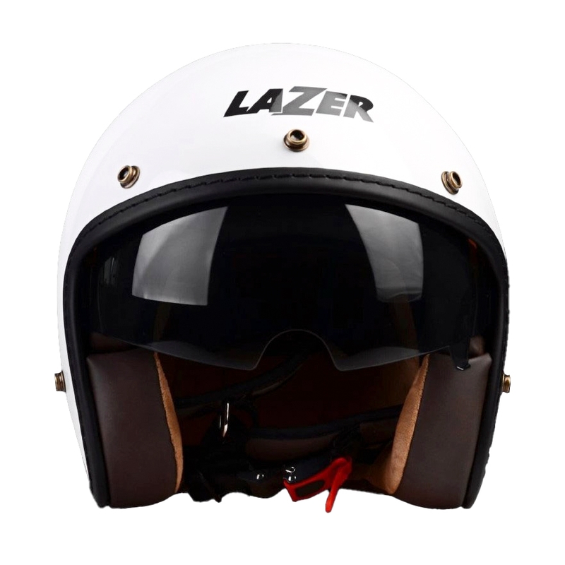 Casque moto ouvert Lazer Mambo Evo Z-Line blanc brillant