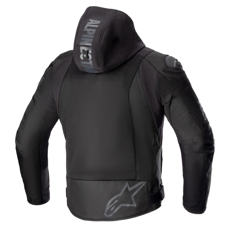 Alpinestars Zaca Air Waterproof Black Motorcycle Jacket