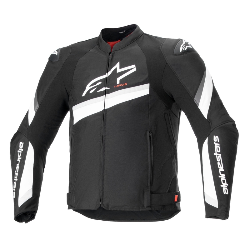 Veste moto Alpinestars T-GP PLUS R 4 noir et blanc