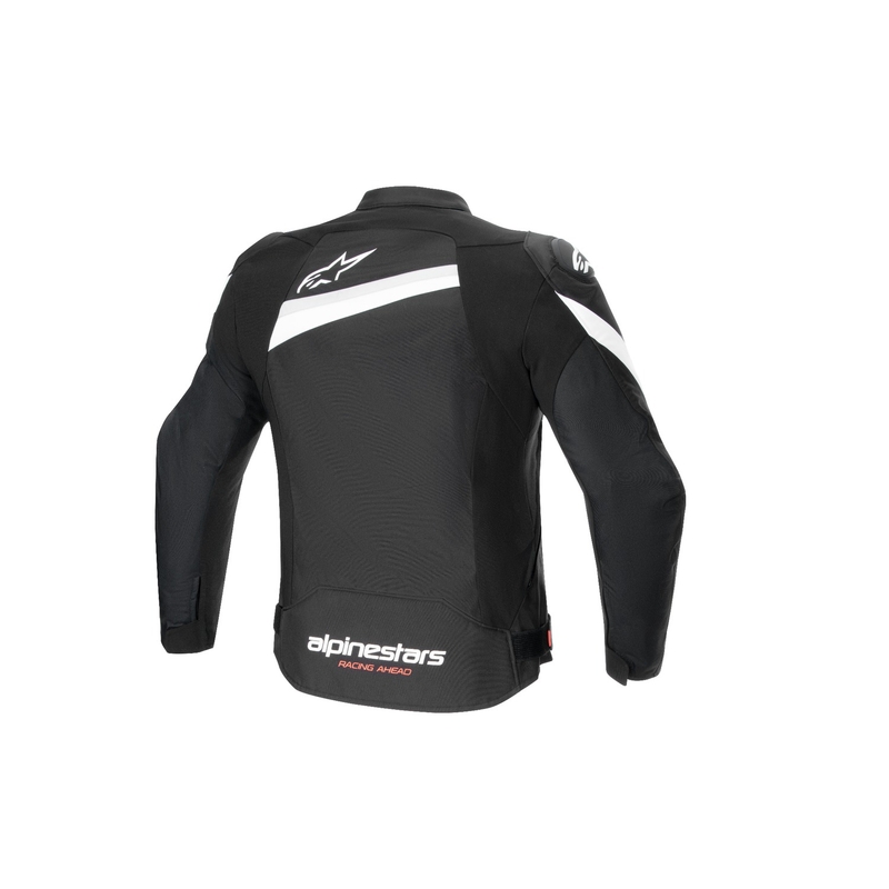 Veste moto Alpinestars T-GP PLUS R 4 noir et blanc