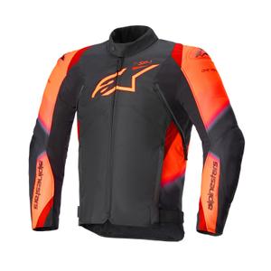 Veste moto Alpinestars T-SP 1 2 Waterproof Noir-Rouge fluo