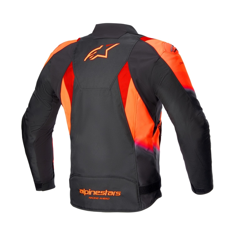 Veste moto Alpinestars T-SP 1 2 Waterproof Noir-Rouge fluo