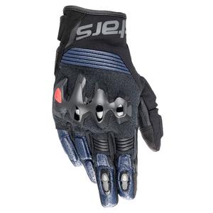 Gants moto Alpinestars Halo noir et bleu