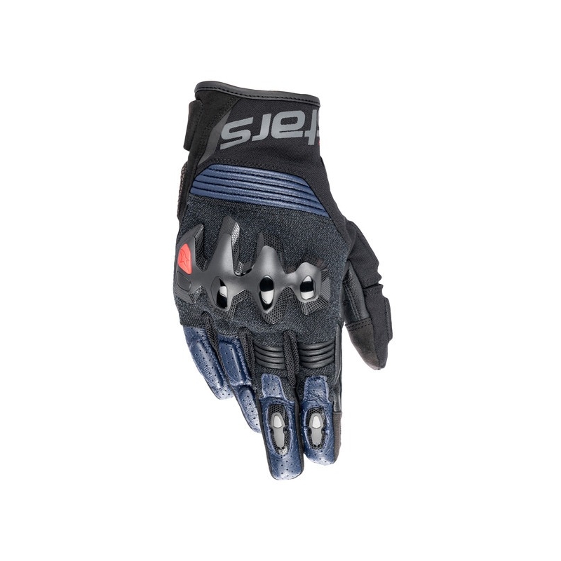 Gants moto Alpinestars Halo noir et bleu