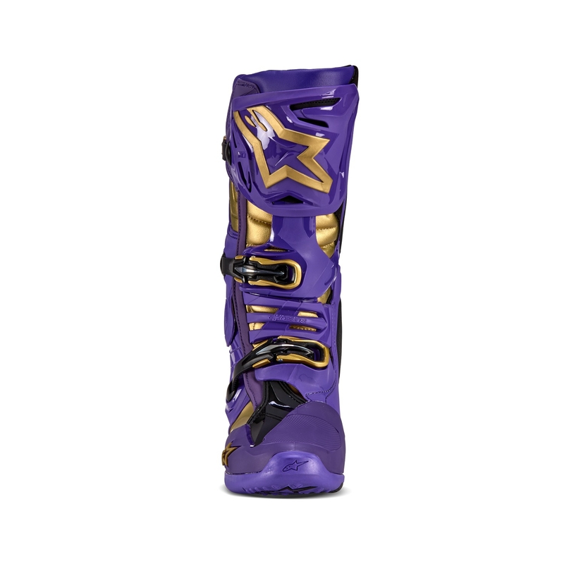 Bottes de moto Alpinestars Tech 10 Limited Edition Champ Purple and Gold