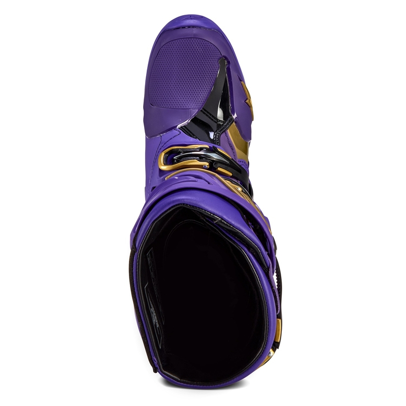 Bottes de moto Alpinestars Tech 10 Limited Edition Champ Purple and Gold