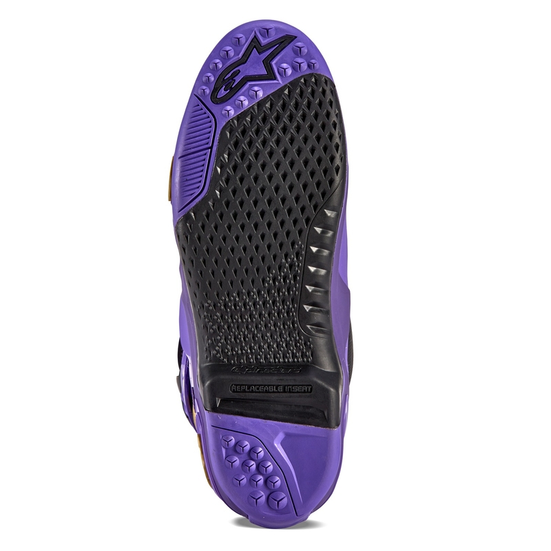 Bottes de moto Alpinestars Tech 10 Limited Edition Champ Purple and Gold