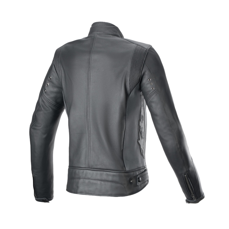 Alpinestars Stella Dyno Veste moto femme en cuir noir et gris