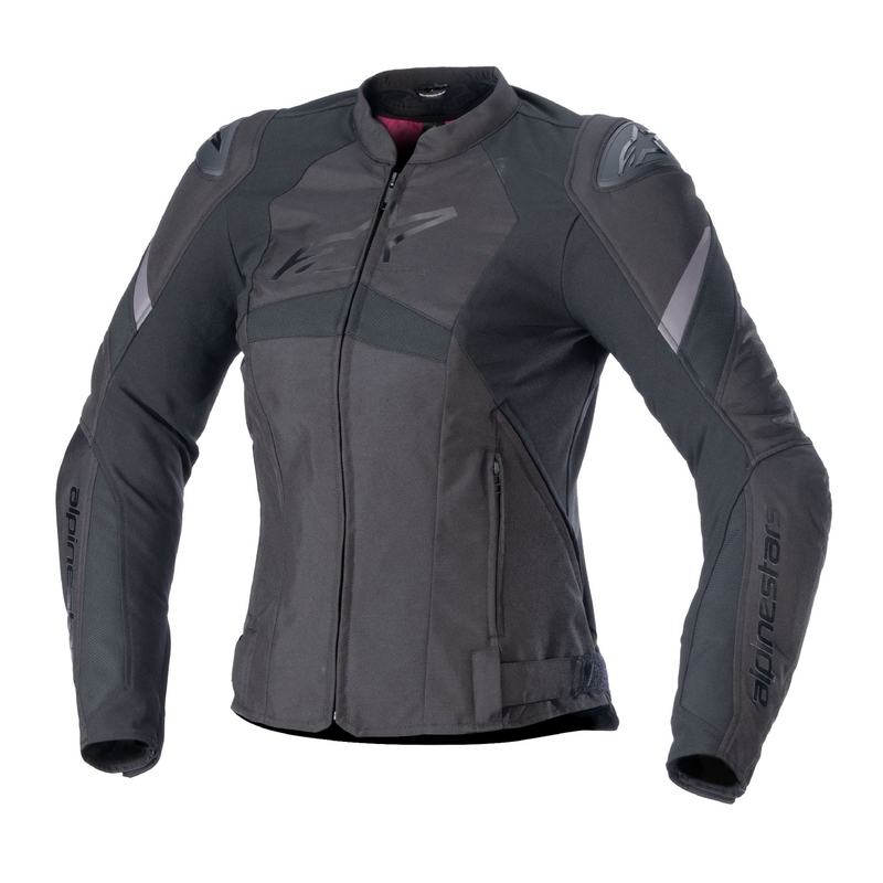 Veste de moto Alpinestars Femme Stella T-GP PLUS R 4 Noir-Rouge fluo
