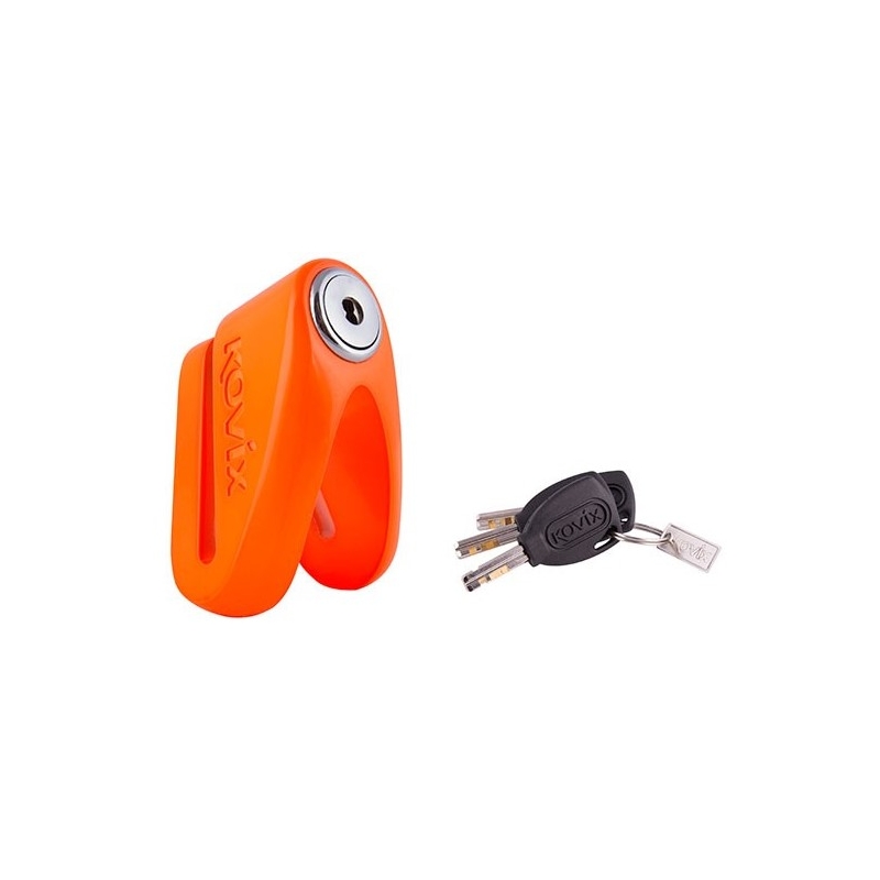 Zámek na kotoučovou brzdu KOVIX KVC/Z1 oranžový