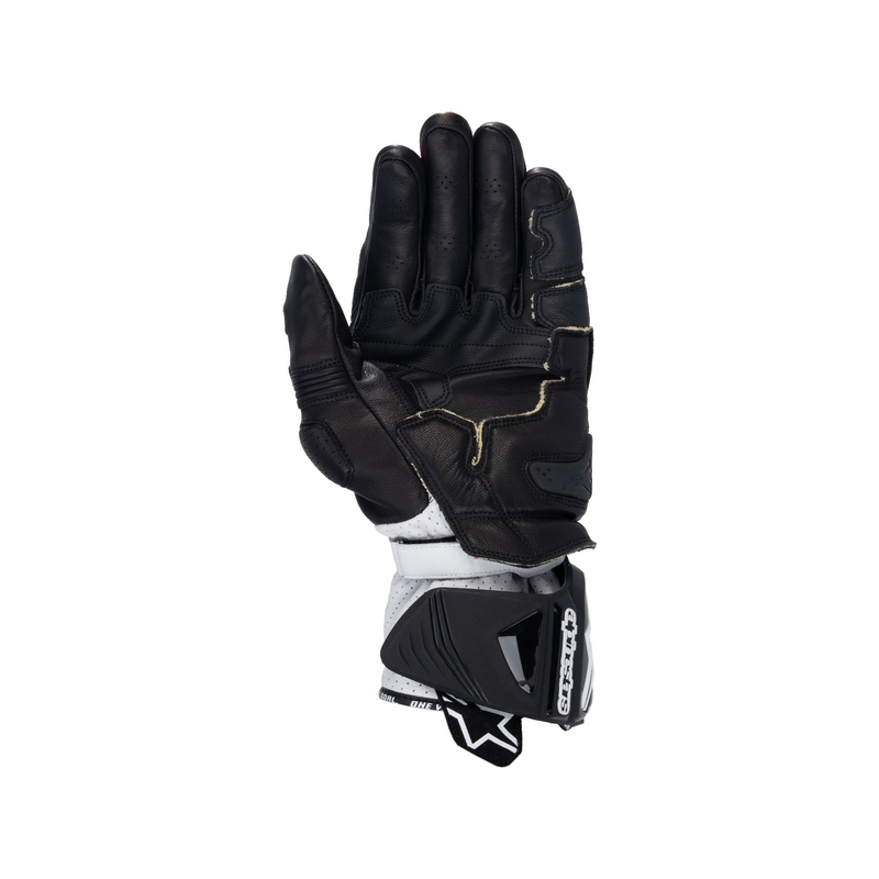 Gants moto Alpinestars GP PRO R 4 noir-rouge fluo-blanc
