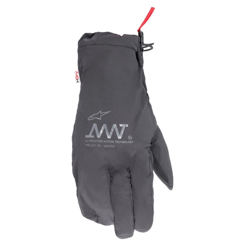 Gants de moto Alpinestars AMT-10 AIR HDRY noir-gris foncé