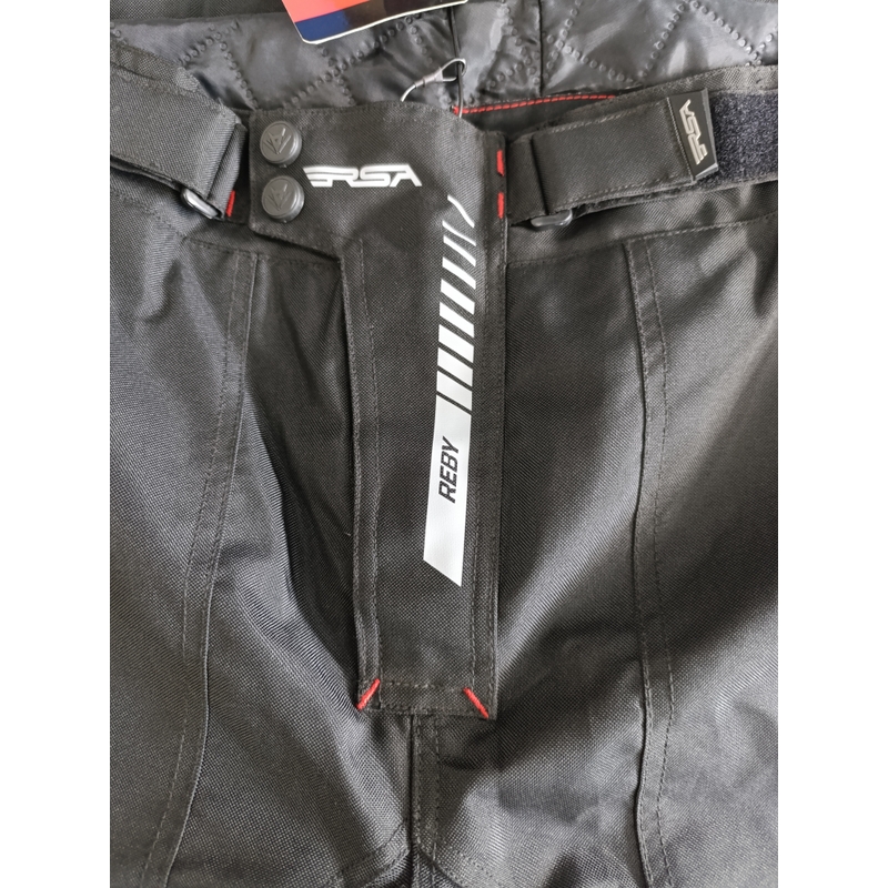 Pantalon de moto RSA Greby 2 noir court - qualité II - II. qualité