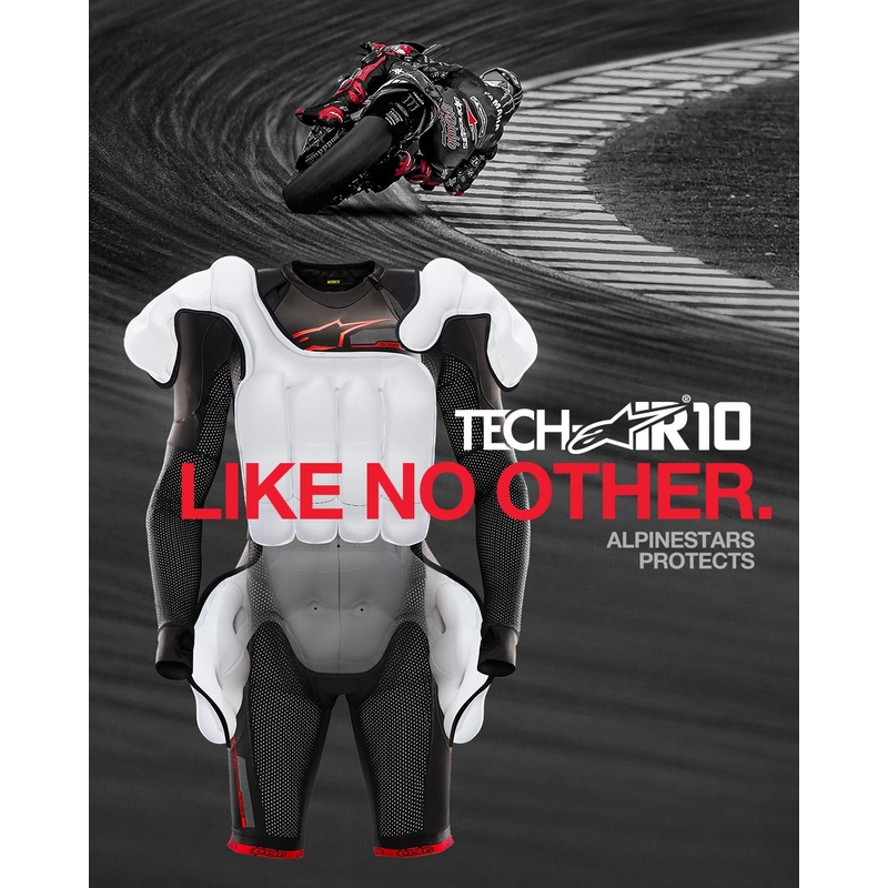 Alpinestars TECH-AIR®10 système d'airbag noir-rouge-gris