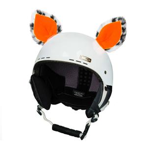 Oreilles de casque Chat néon orange