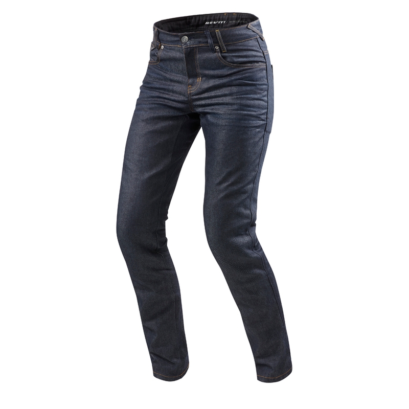 Revit Lombard 2 RF jeans moto bleu foncé soldes