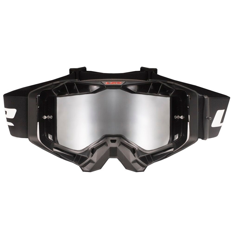 Lunettes de moto-cross LS2 Aura PRO noir iridium plexi