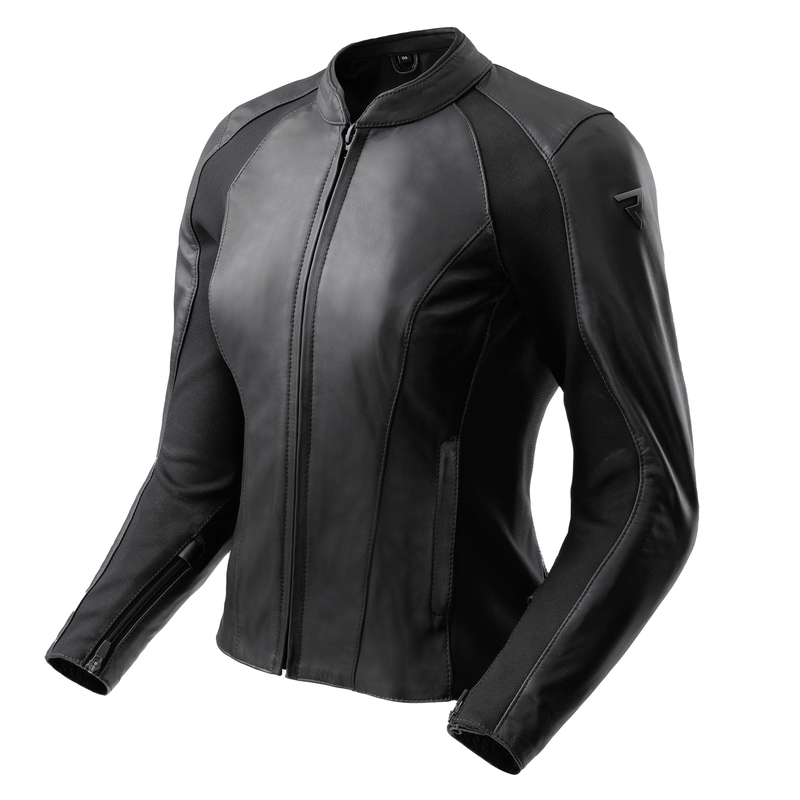 Blouson moto en cuir femme Rebelhorn Siena noir