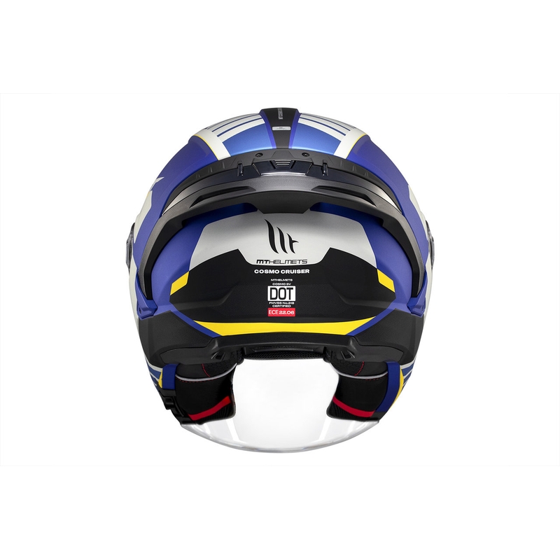 MT Cosmo SV Cruiser casque ouvert bleu-noir-gris mat