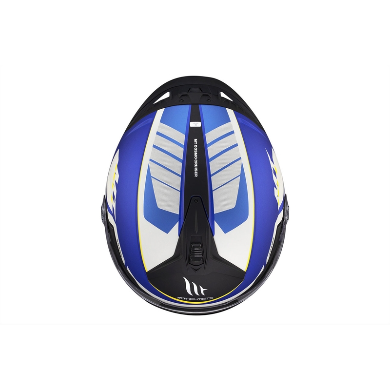 MT Cosmo SV Cruiser casque ouvert bleu-noir-gris mat