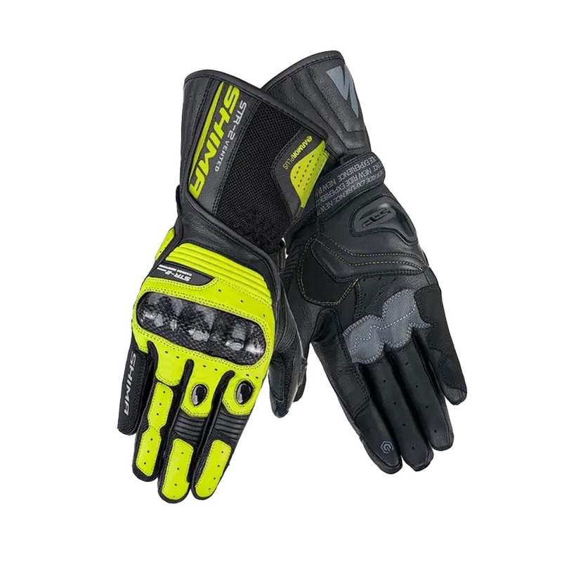 Gants moto Shima STR-2 Vent jaune fluo