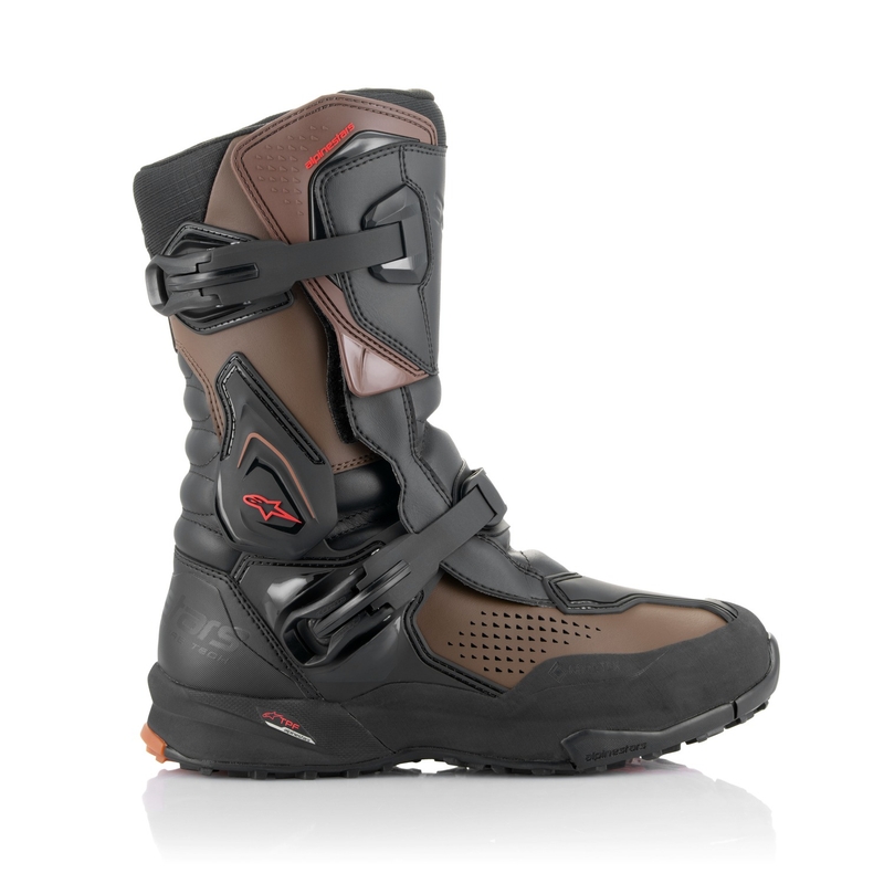Bottes de moto Alpinestars XT-8 GORE-TEX noir et marron