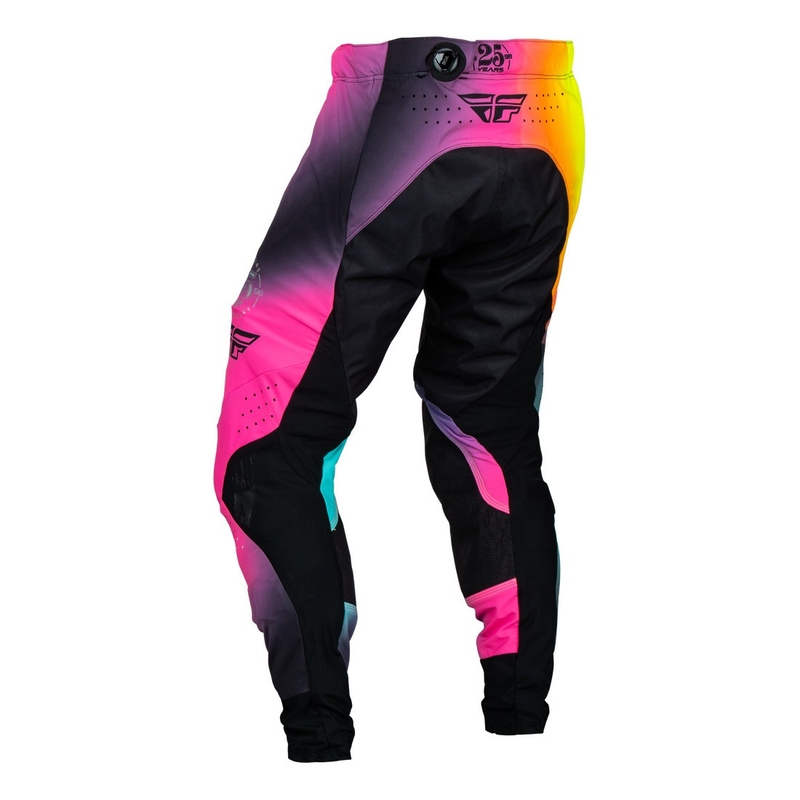 Pantalon cross FLY Racing Lite Le Legacy rose-bleu-noir